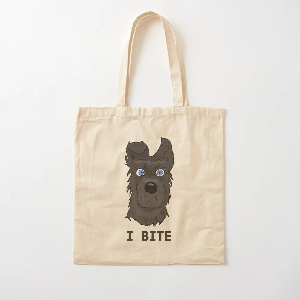 Chief - Isle of Dogs “I Bite” Tote Bag canvas shopping bag Shopper Canvas Tote Bag