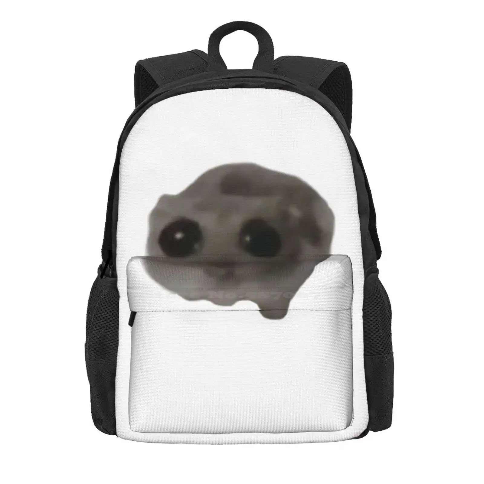 Sad Hamster Meme Hot Sale Schoolbag Backpack Fashion Bags Girl Sad Hamster Meme Coquette Meme Bow Pink Cute Meme Trend Viral