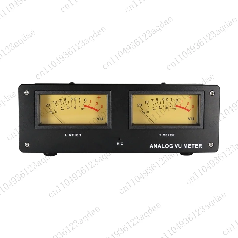 MIC-73 Voice-Activated Square VU Meter Level Meter Finished Unit with Aluminum Alloy Panel, No Wiring Required
