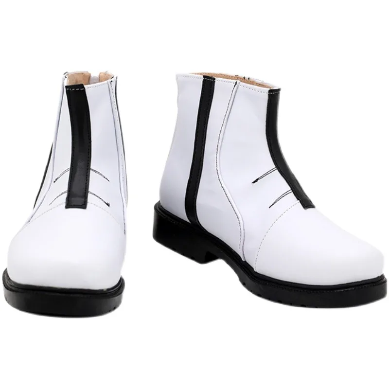 Jujutsu Kaisen Mahito disfraz de Cosplay, zapatos hechos a mano, botas cortas de piel sintética