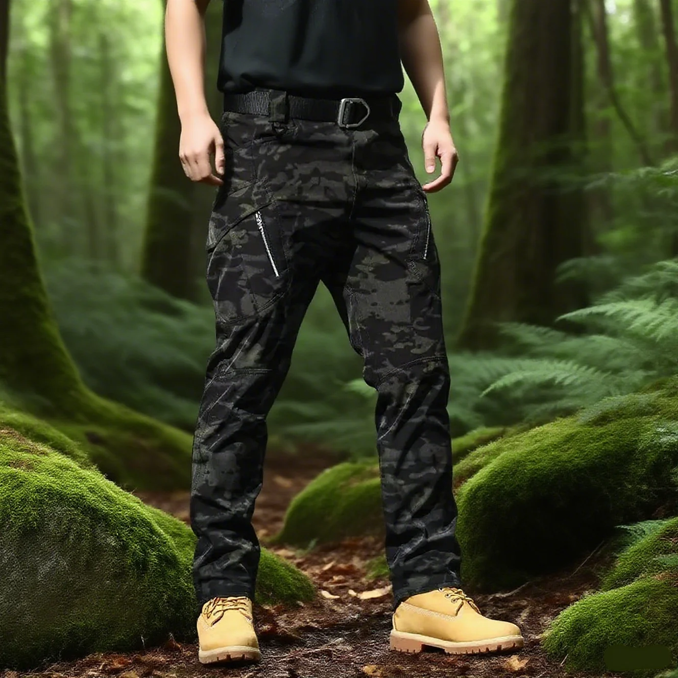 

New tactical work pants classic outdoor hiking camping jogging pants camouflage military multi pocket pants easy to match daily
