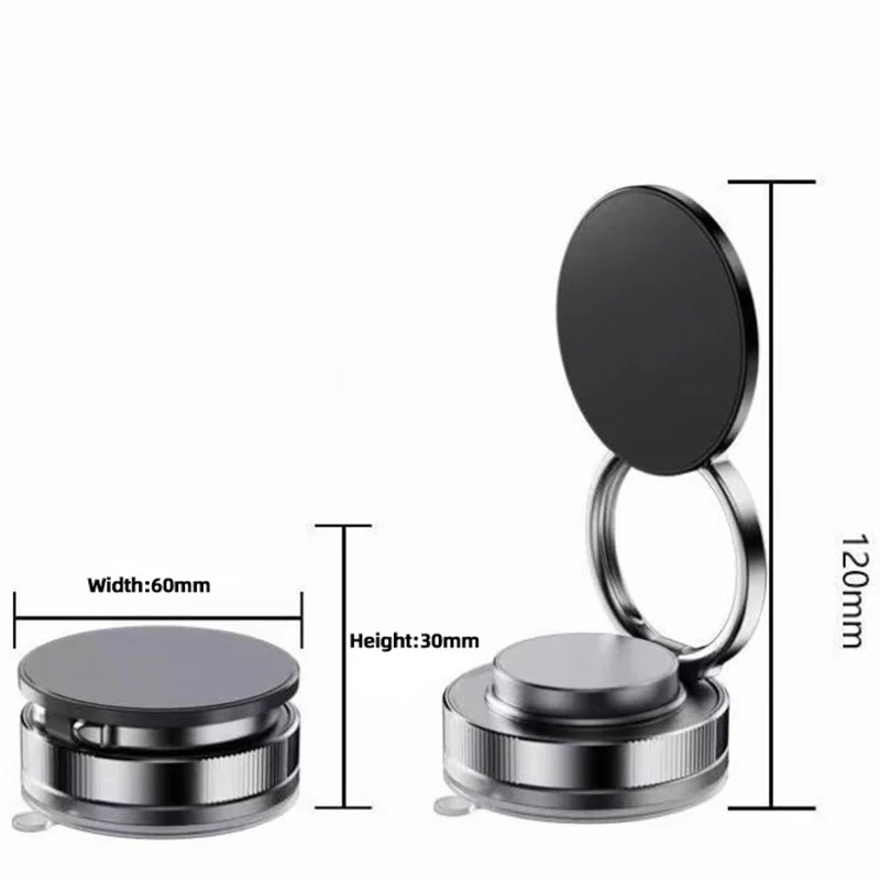 360° Adjustable Vacuum Magnetic Phone Holder Stand For Suction Cup Phone MountAdjustable Swivel Lock  For Car/Gym/Mirror image 6
