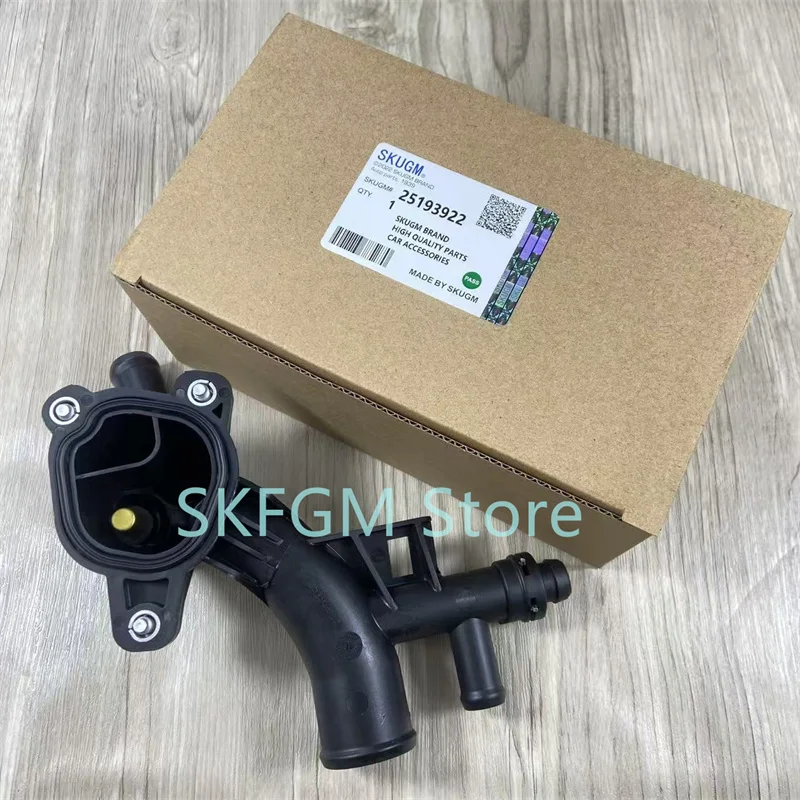 Engine Coolant Thermostat Housing 25193922 For Buick Encore Chevrolet Cruze Sonic Trax 1.4L Opel Vauxhall