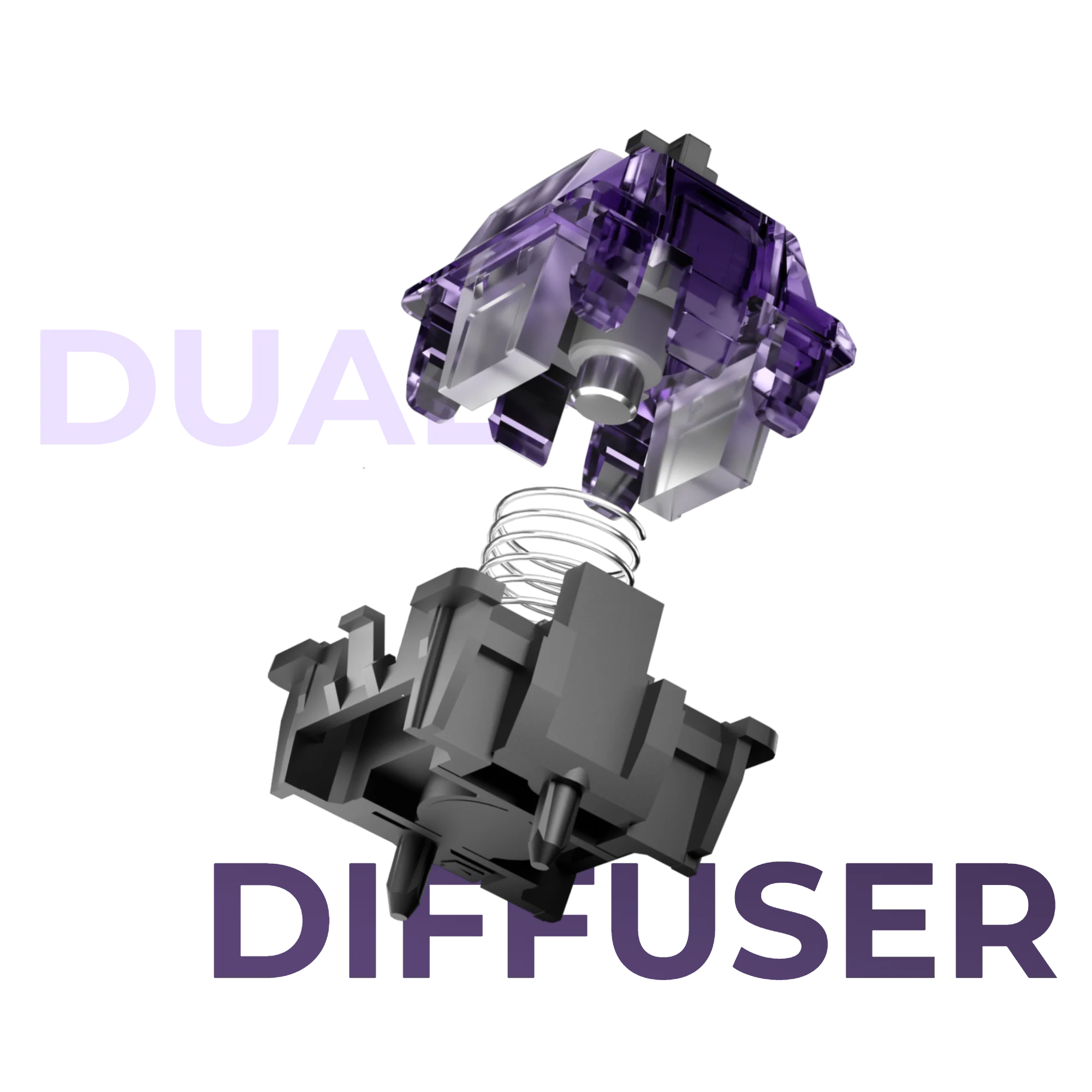 XVX X GATERON Pandora Magnetic Jade Pro Dual-SMD Switch Purple