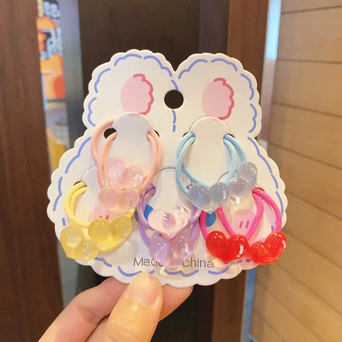 10pcs Cute Sanrio Acrylic Hair Ties Cinnamoroll Kawaii Fashion Hair Styles Hair Ropes Accessories for Girls Women Gifts Headwear