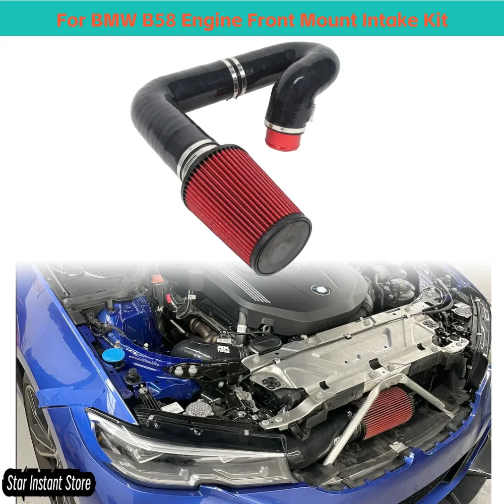 

For BMW B58 Engine Front Mount Intake Kit - Direct OEM Replacement Cold Air Intake G-Series