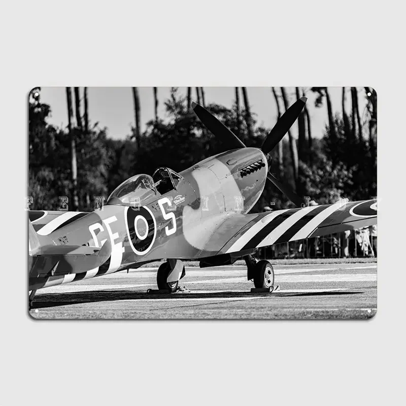 Warbird Spitfire Metal Plaque Poster Club Home Pub Garage Funny Plaques Tin Sign Posters