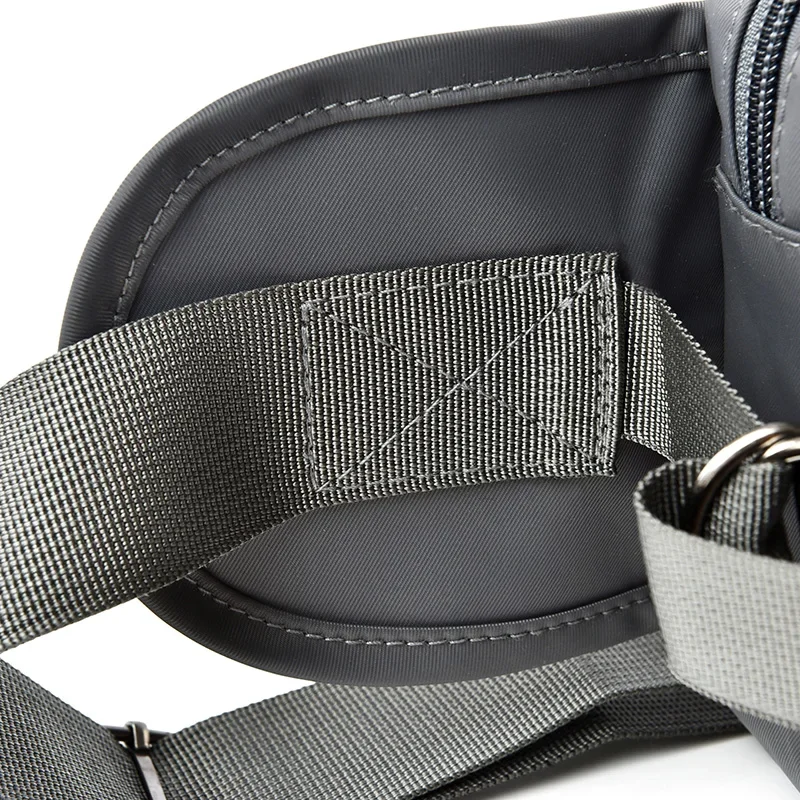 حقيبة خصر للرجال من Fanny Pack، حقيبة صدر كروس مقاومة للماء مع حزام قابل للتعديل، حقيبة كتف كاجوال من النايلون المتين