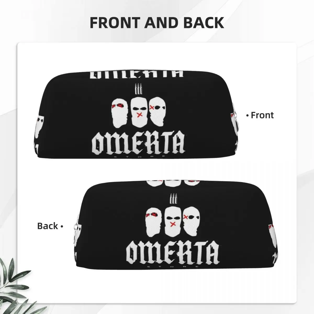 O-Omerta 47 Fashion Pencil Cases for Student Gifts Pen Box Pencil Bag Pencil Pouch Pen Holder