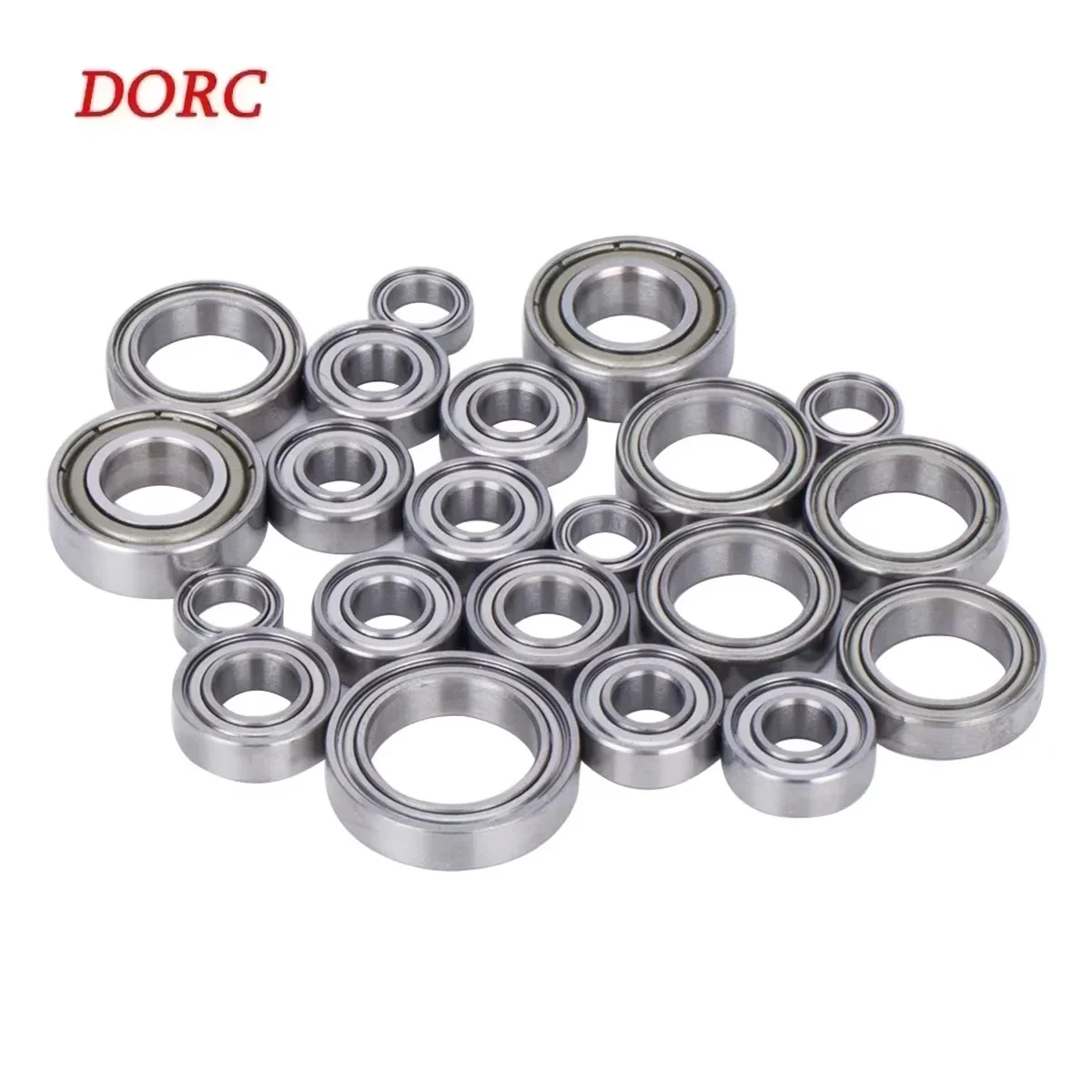 21PCS Metal Ball Bearings Kit for 1/18 RC Crawler Car 1/10 Traxxas Slash 4x4 4WD Replacement Parts DIY