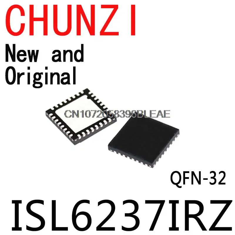 5PCS New and Original ISL6237 QFN-32 Laptop Chip ISL6237IRZ