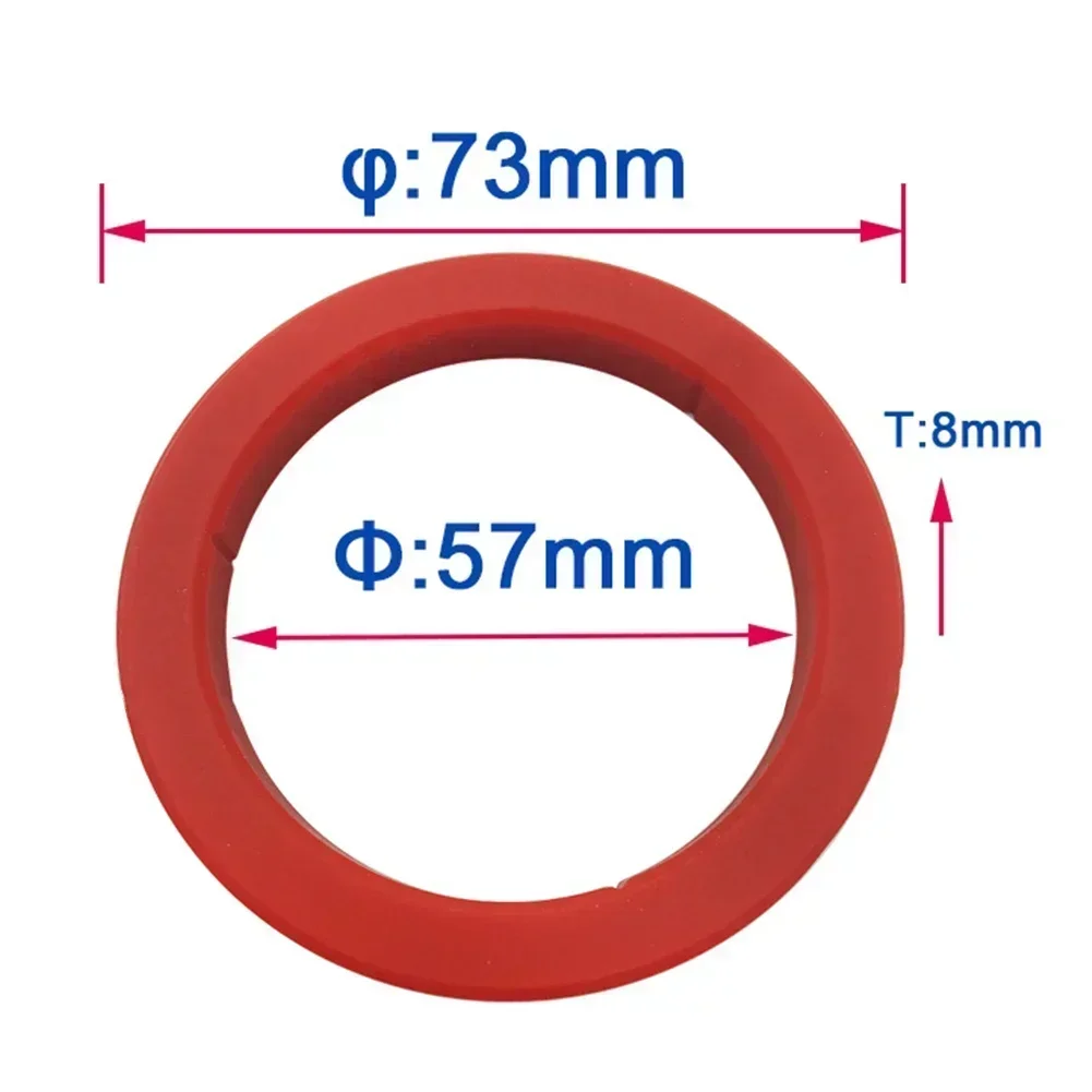 E61 Silicone Group Gasket 8.0mm Group Head Kit For Coffee Machines O-Ring Gasket Coffeeware Leak-Proof Seal 73x57x8 Mm