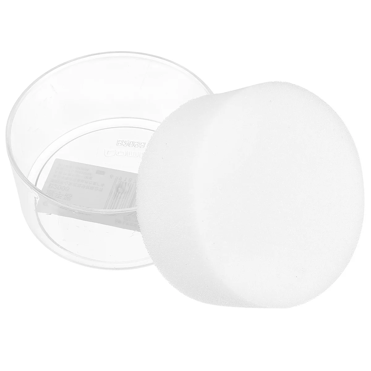 Tasse éponge en plastique, 2 pièces, humidificateur du bout des doigts, éponge douce et humide, outil de comptage d'argent, utilisation bancaire, efficacité de bureau