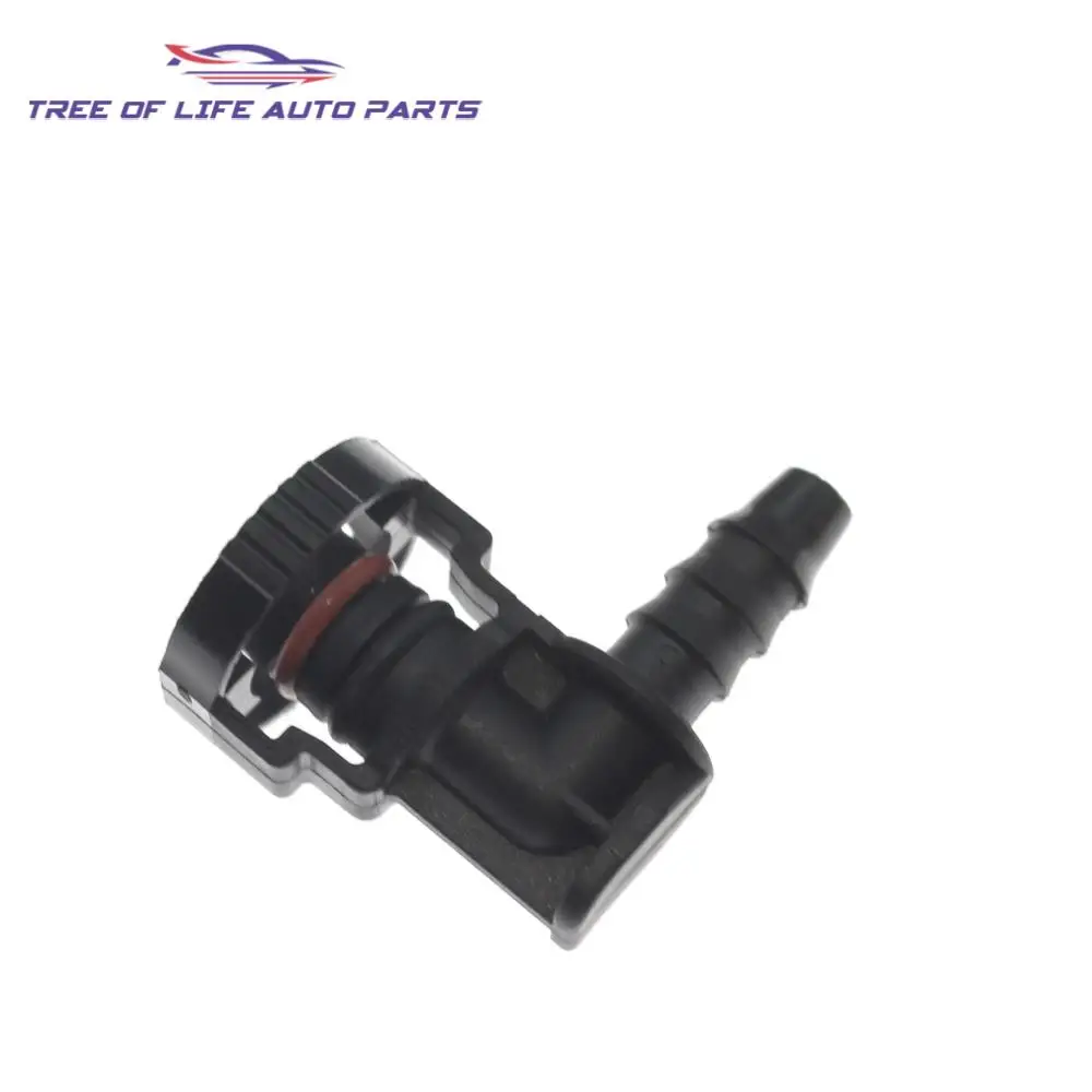 1/2/5/10 New Design Auto Cooling System Fuel Line Hose Connector D10 ID6-90° Quick Connector For Auto Water pipe