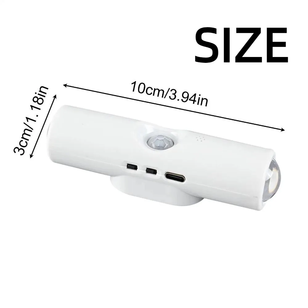 Wireless Sensor Night Light 3/7 Colors Changing Portable LED Closet Light USB Charging Rechargeable RGB Gradient Wall Lamp