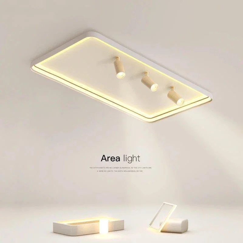 2023 New Modern LED Ceiling Lights For Living Room Bedroom Indoor Round Square Rectangle Lamp Surface Mounted Lighting AC85-260V image 4