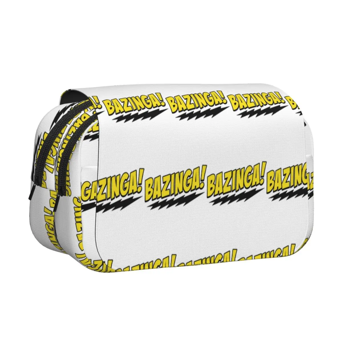 

Пеналы Bazinga The Big Bang Theory, кожаные, с жестким корпусом, большой вместимости, для студентов и школьников