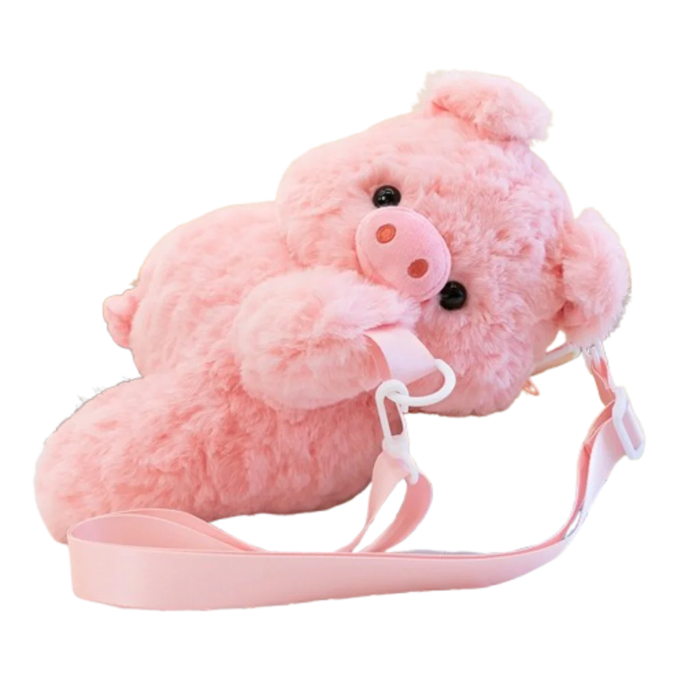 Animals Green Turtle Backpack Phone Bag Doll Little Pig Doll Shoulder Bag Large Capacity Cute Cartoon Schoolbag Outdoor