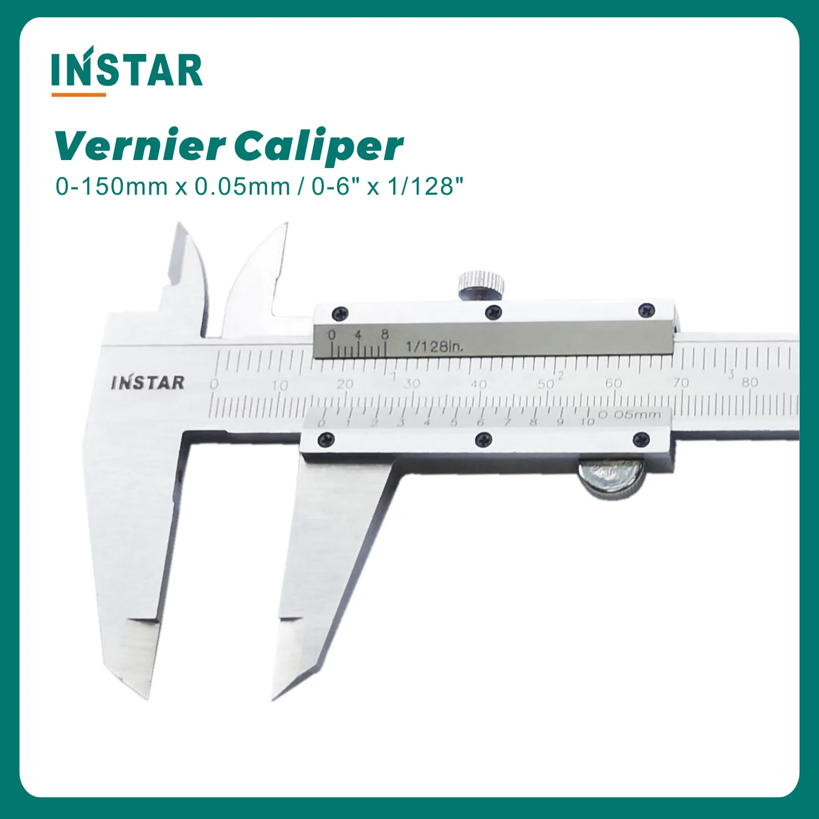 Vernier Caliper Hardened Steel 150mm 200mm x 0.02mm With Fine Adjustment Economic Quality