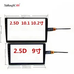 10.2/9 inch Glass for Kingbeats k2 plus GPS Car radio multimedia video player navigation DVD capacitive touch screen panle