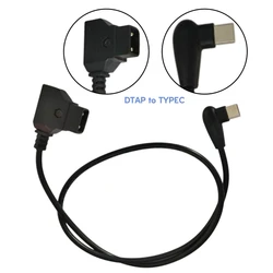 PD USB Type-C Male to D-Tap DTap Male Connector Power Cable for V-mount Battery Digital Camera Photography Accessories
