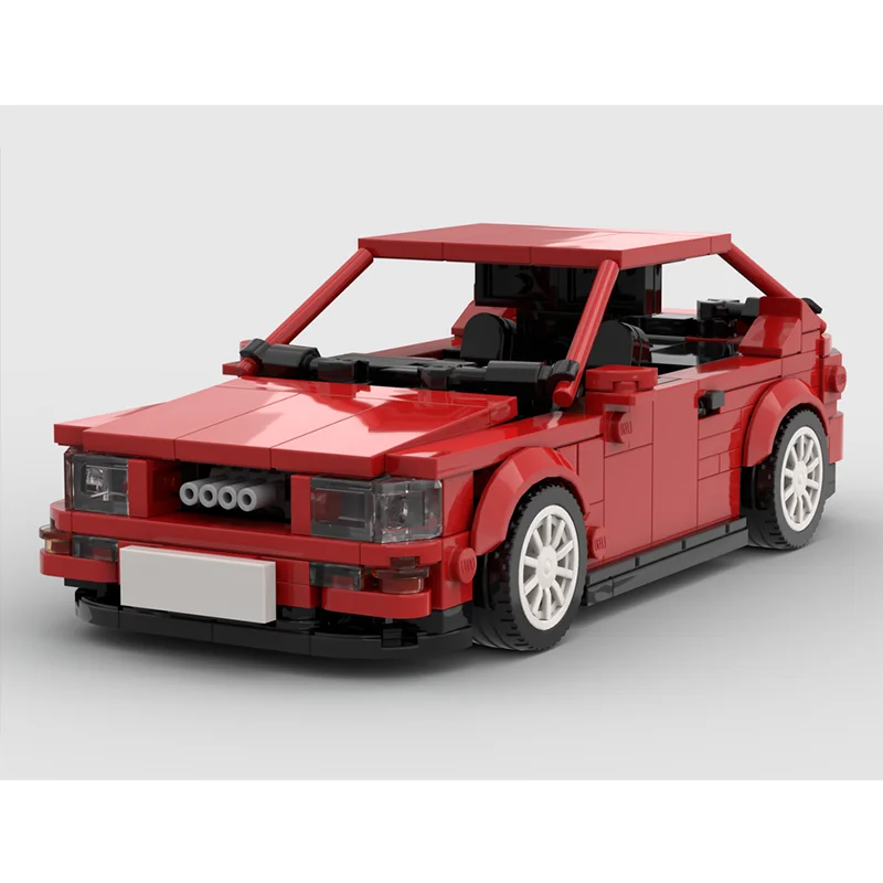 

MOC368 детали модели автомобиля City Speed S2 красная машина игрушечный мальчик взрослый Рождественский подарок