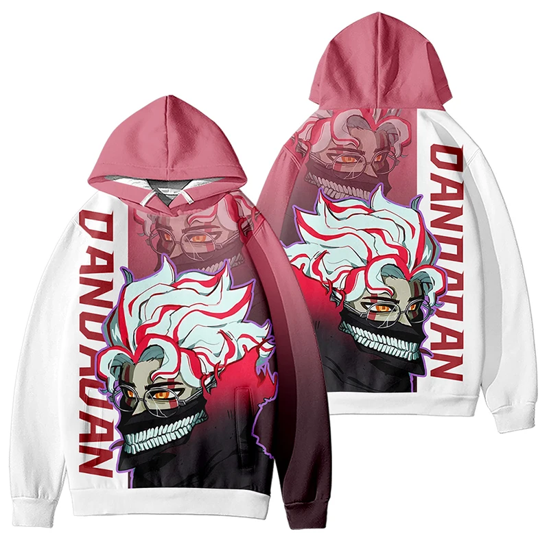 2025 Dandadan Merch Hoodie Anime Okarun Hooded Harajuku Long Sleeve Streetwear Men Women Hooded Sweatshirt Fashion Clothes