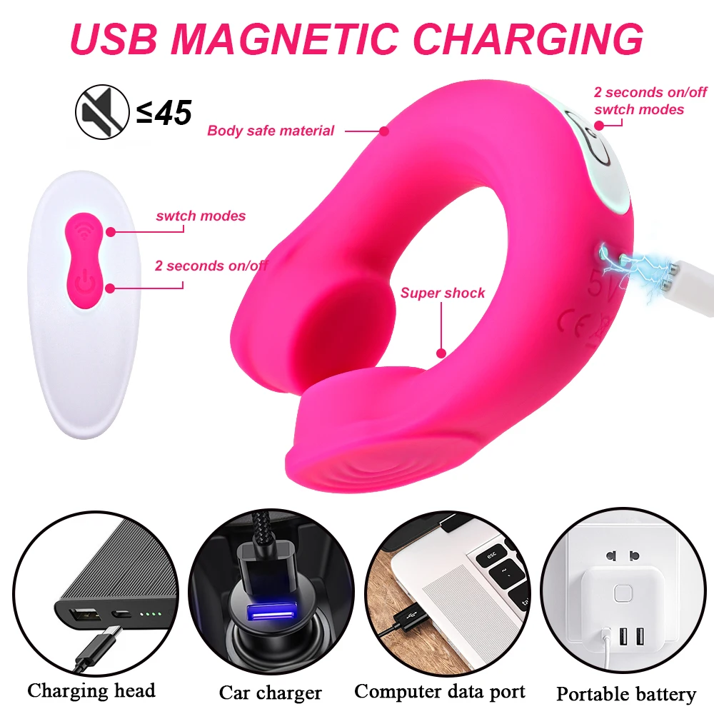 Men\'s and women\'s universal remote control penis ring lasting lock fine ring strong vibration masturbation sex adult products