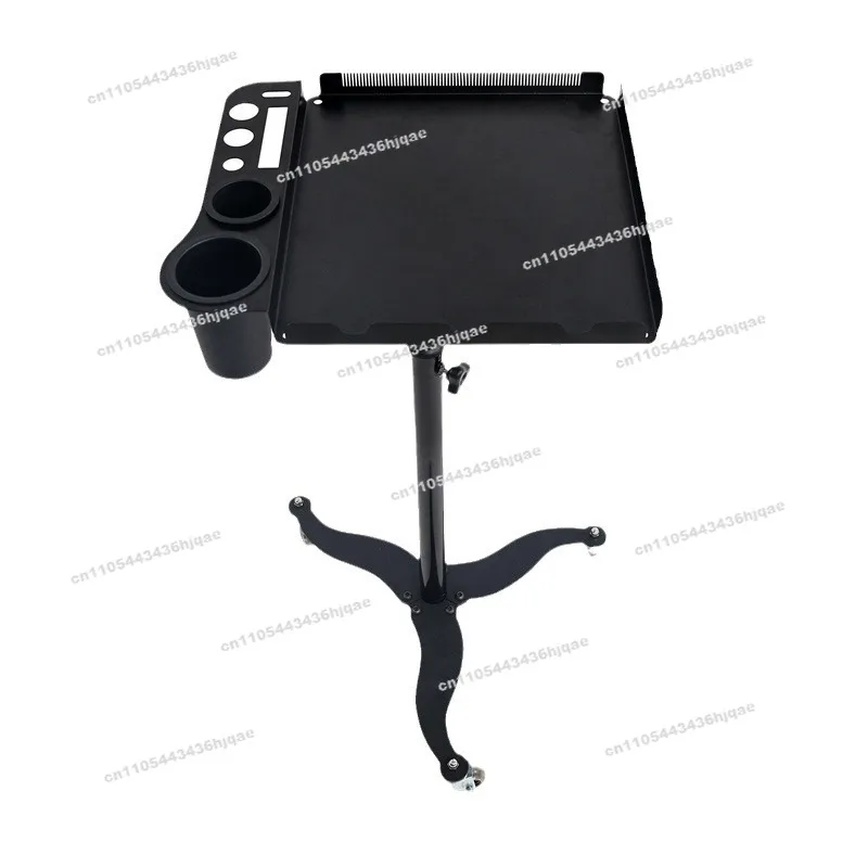 Liftable Hair Cart, Black with Wheels, Wig Rack, Thickened Hair Extension Tool  Perm and Dye