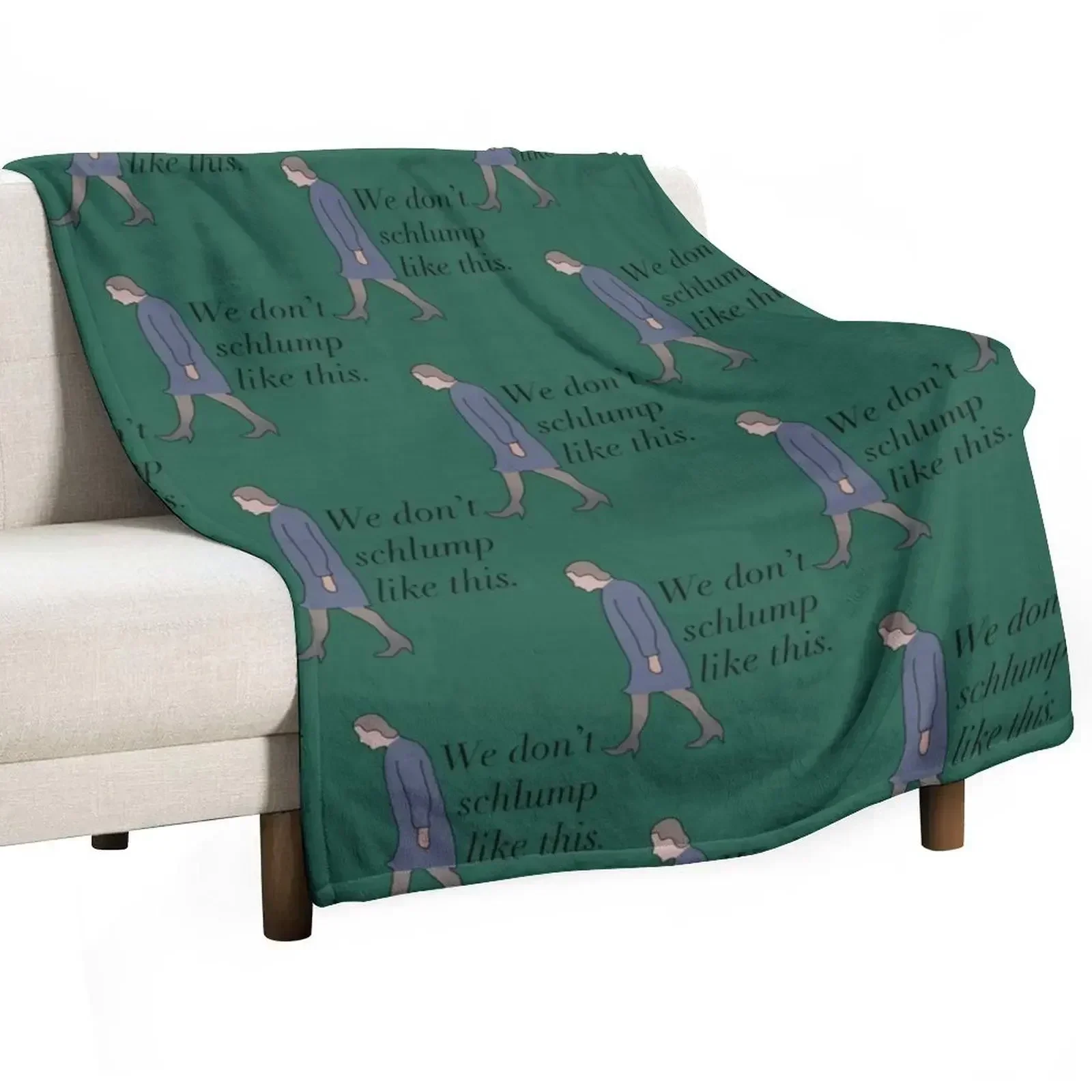 We don’t schlump like this Princess Diaries quote Queen Clarisse Mia Thermopolis Genovia Throw Blanket Warm Blankets