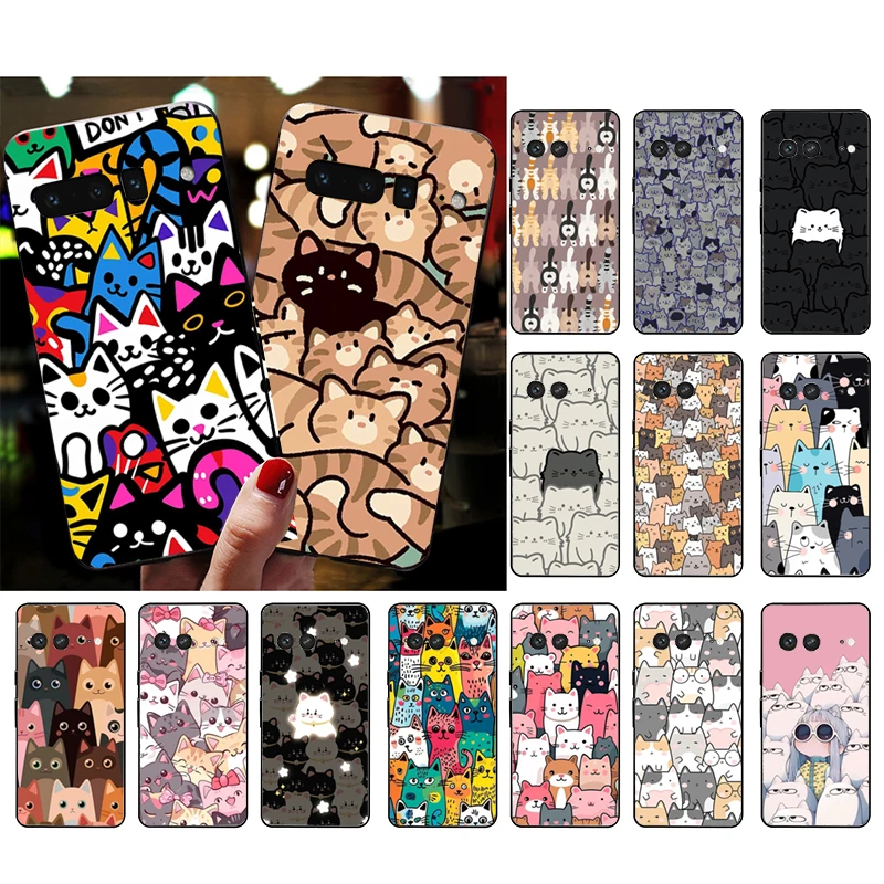 

Cats Aesthetic Phone Case For Google Pixel 9 Pro XL 8 7 6 Pro Pixel 8A 7A 6A 4A 3A 3XL Pixel 8 7 6 5 4