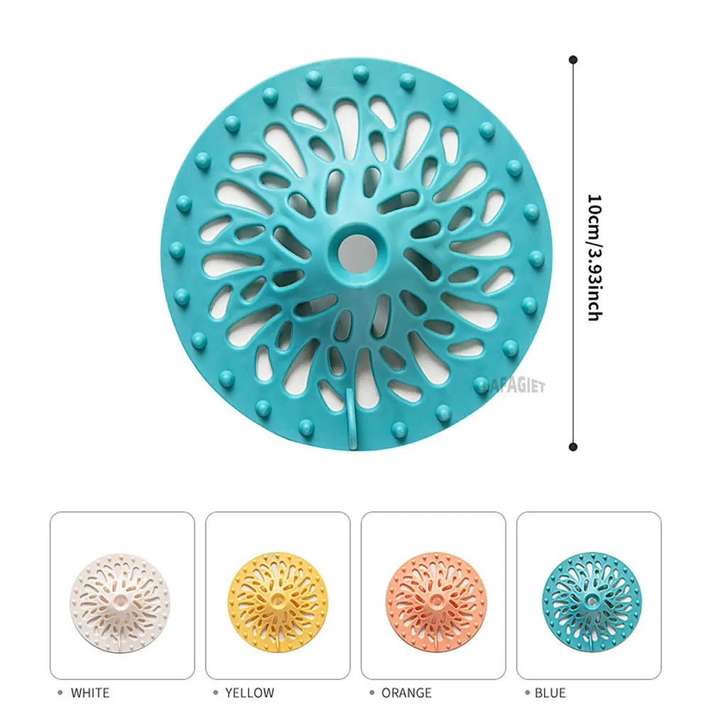 Hair Stopper Catcher Shower Drain Strainer Drainer Kitchen Sink Filter Bathtub Sewer Outfall Filter Cover Bathroom Accessories