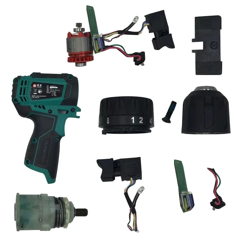 Replacement Spare Parts for Liangye 699-7S Cordless Drill Complete Repair Accessories Housing Gearbox Motor and Control Board