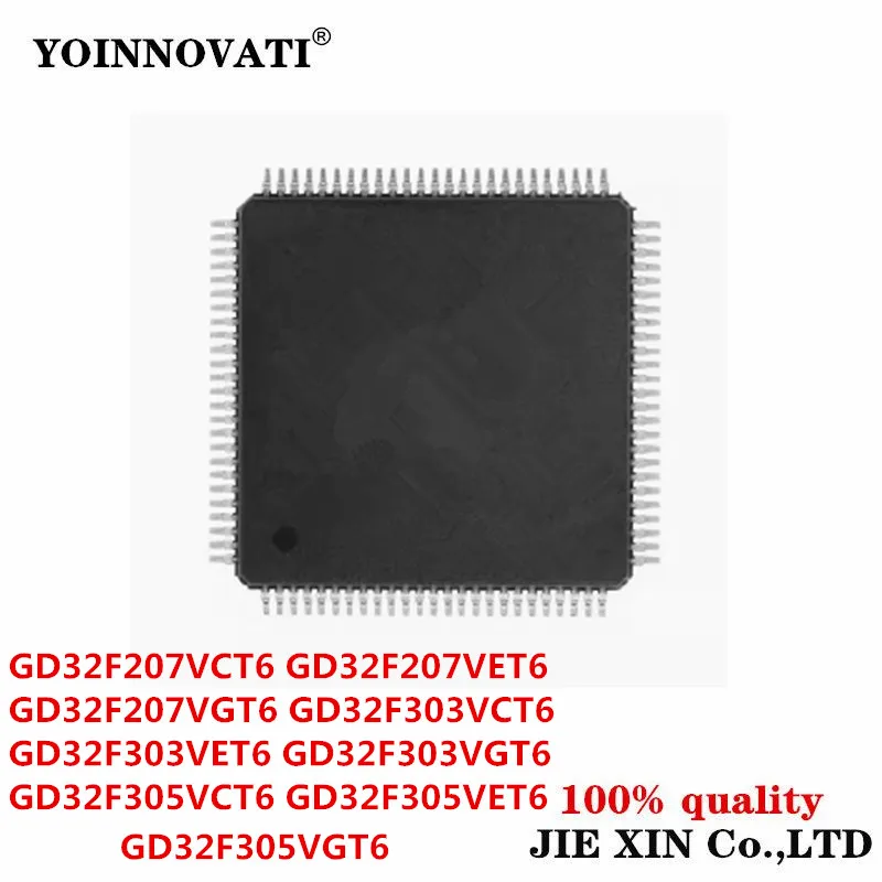 2Pcs GD32F207VCT6 GD32F207VET6 GD32F207VGT6 GD32F303VCT6 GD32F303VET6 GD32F303VGT6 GD32F305VCT6 GD32F305VET6 GD32F305VGT6 LQFP