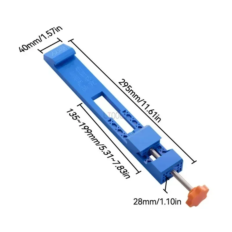 Imagem -06 - Braçadeira de Posicionamento de Fresagem Ajustável para Serra Circular Elétrica Portátil Máquina de Corte Guia de Borda Posicionador Clipe de Fixação Rápida