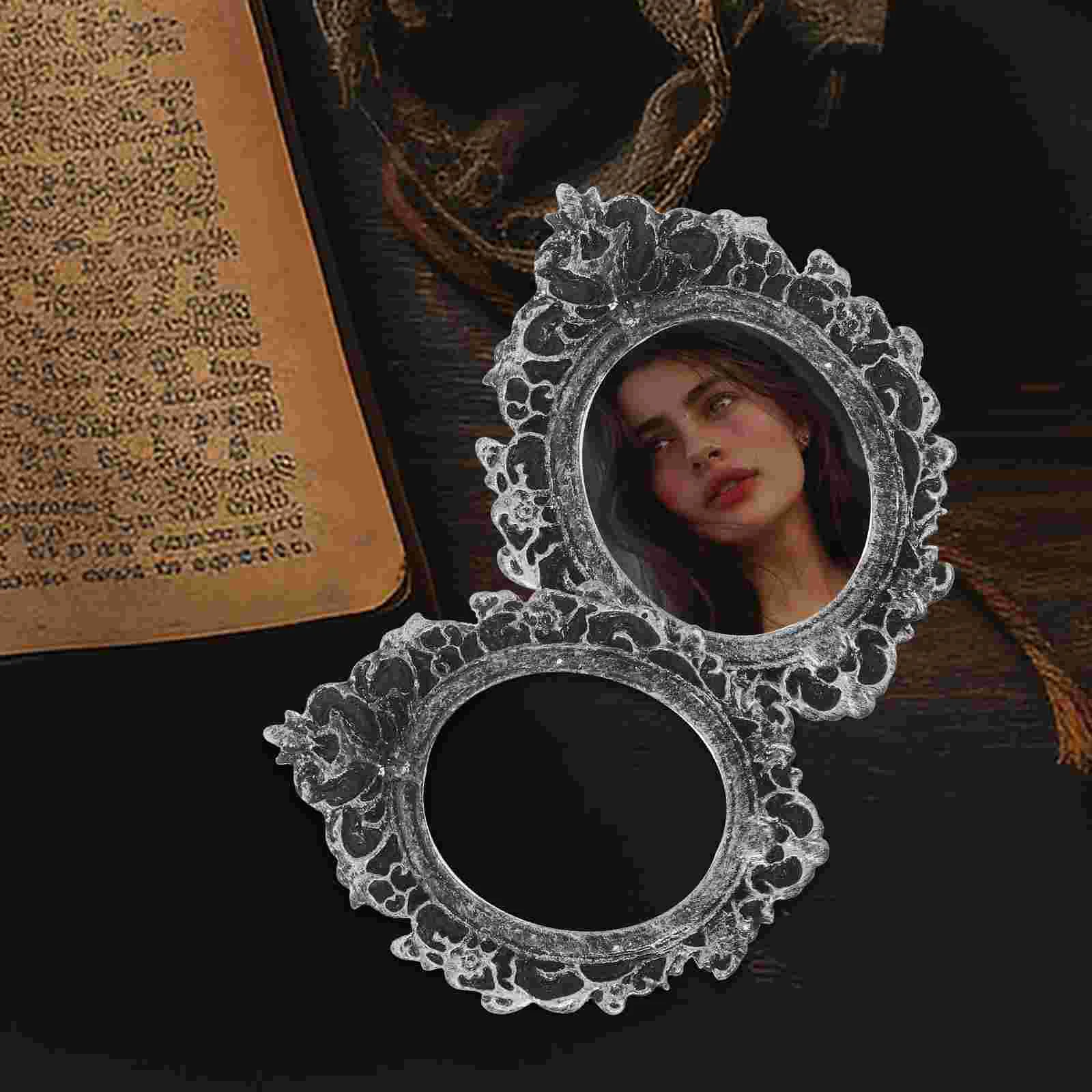 4 Pcs Retro Photo Frame Display Small Picture Vintage Mini Home Decor Frames Ornament