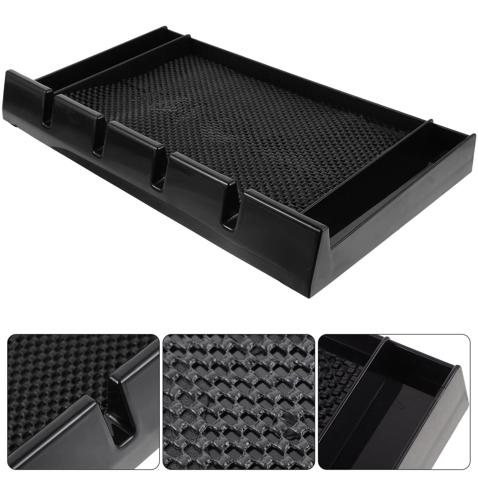 Push Premium Clipper Holder Durable PP Material 4 Clippers Storage Salon Station Organizer Universal Rack for Hair Trimmer