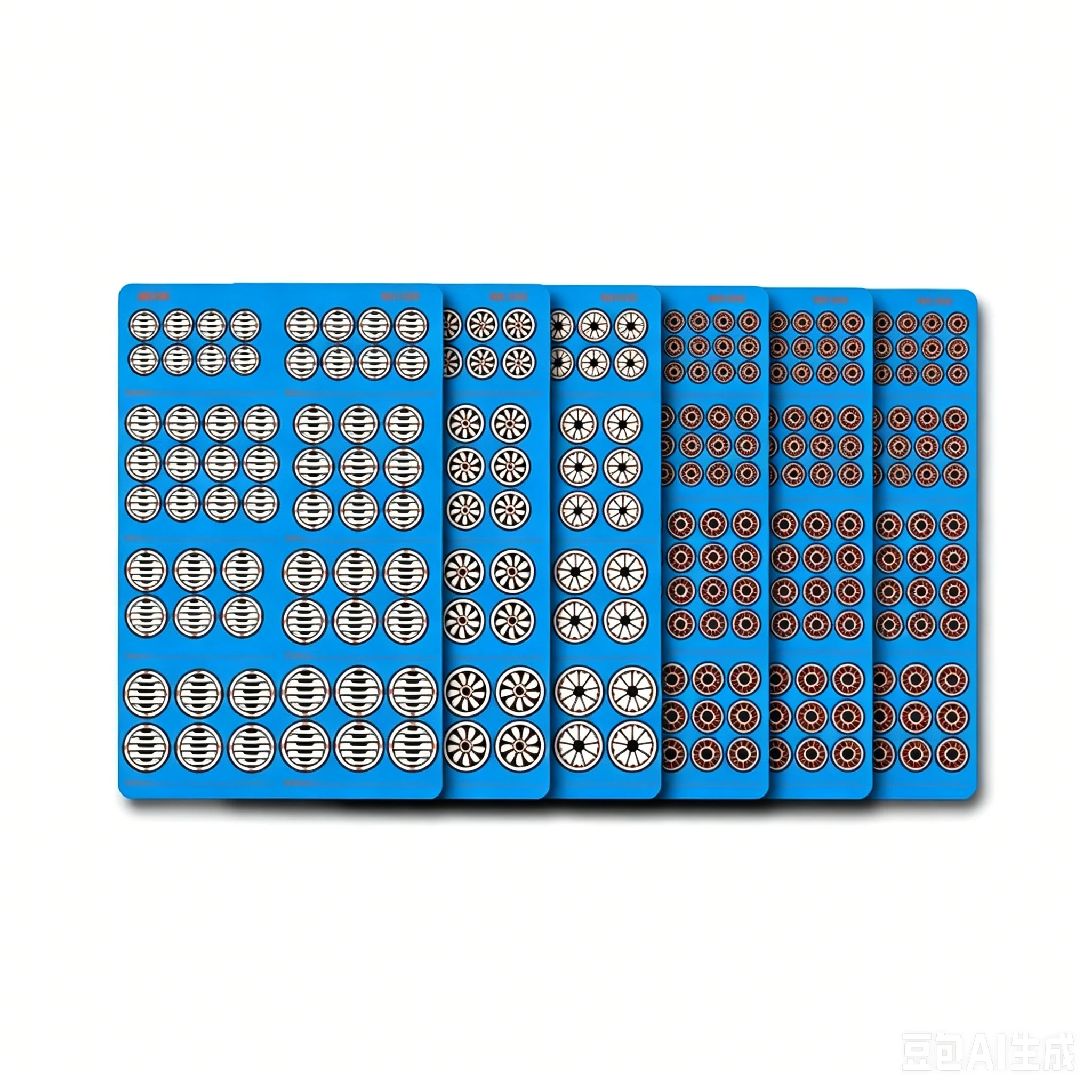 MSWZ Stainless Steel Etching Sheet, Folding Nozzle Detail Upgrade Parts, DIY Accessory for Military Assembly Model Modification