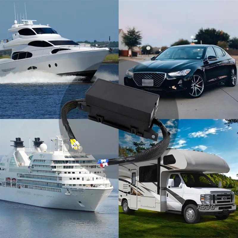 

12V Relay Box With 6 Relays And 11 Way ATC/ATO Blade Fuses, Pre-Wired Fuse For Automotive Boat Marine Boat