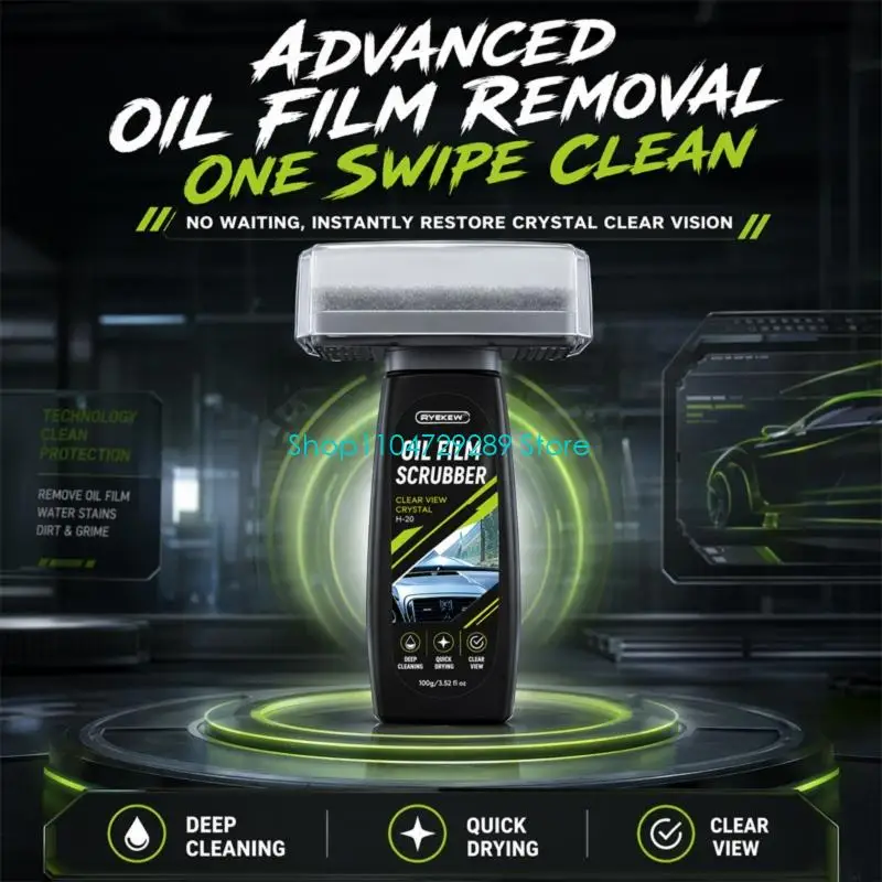 D8KE Windshield Glass Cleaner for Car Glass Buildup and Daily Upkeep