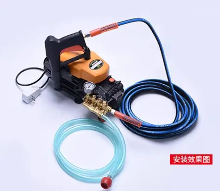 1810 Handheld Induction Pressure Washer Home car wash machine Car washer Plunger copper pump Water gun water pipe
