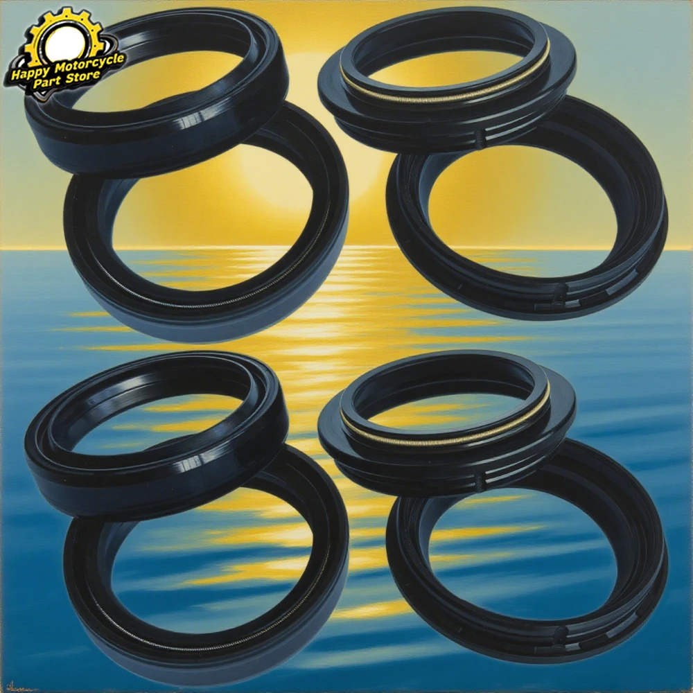 

4pc/8pc/16/24/32/40pc 42x54x11 Front Fork Dust Oil Seal For Triumph 750 Trident Ohlins Forks 42mm 900 Sprint* Sports 885 Ohlins