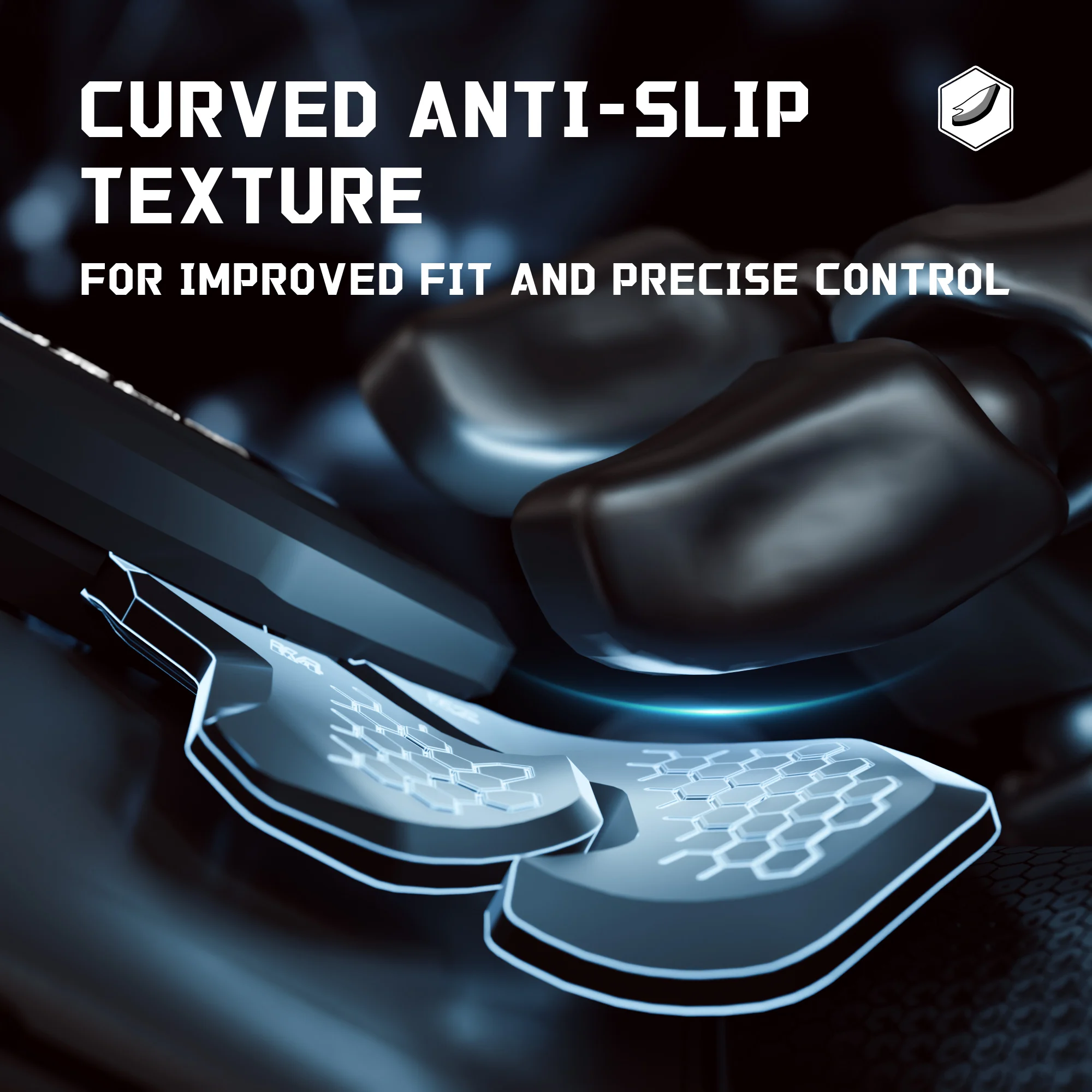 eXtremeRate do kontrolera PS5 Edge BEYOND Zestaw Przycisków Tylnych, Przyciski Tylnych Kierunków z Możliwością Przypisania, Wyświetlacz OLED - Czarny — zdjęcie produktu 6