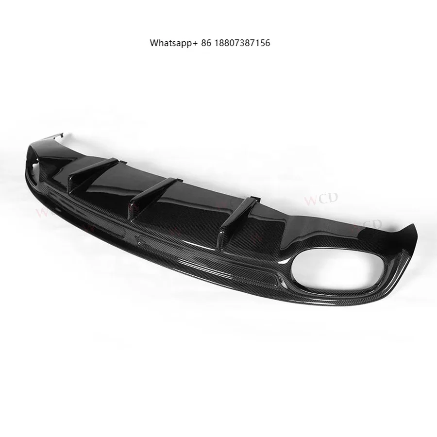 

Carbon Fiber Rear Diffuser forAudi S7 A7 SLINE 2012-2015 Upgraded Rear Bumper Lip Diffuser Spoiler Bodykit