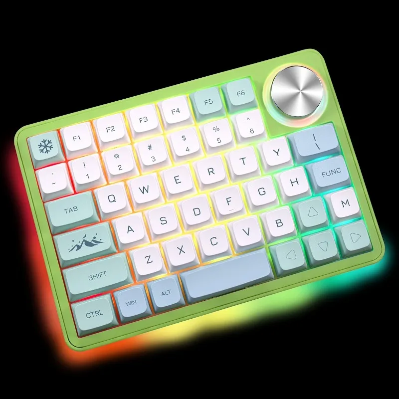 MK45 CM45 Aanpasbare macro-programmeringsknop Mechanisch toetsenbord Bluetooth Multimedia draagbaar ergonomisch toetsenbord met drie modi