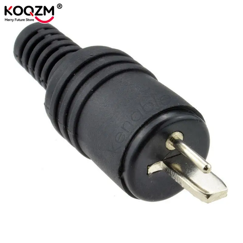 2pcs 2 Pin Black DIN Plug Speaker And HiFi Connector Screw Terminals Connector Power Signal Plug Adapters