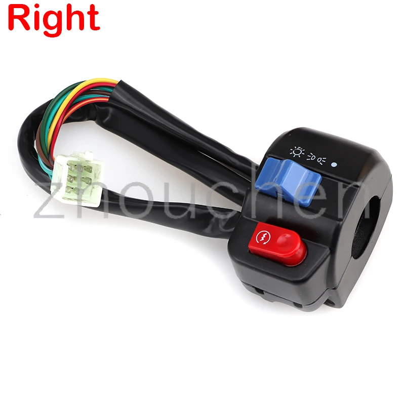 For CHINESE SCOOTER GY6 4STROKE TAOTAO JCL ZNEN BMS Handlebar Control Switches Turn Signal Headlight Electric Fog Light Start