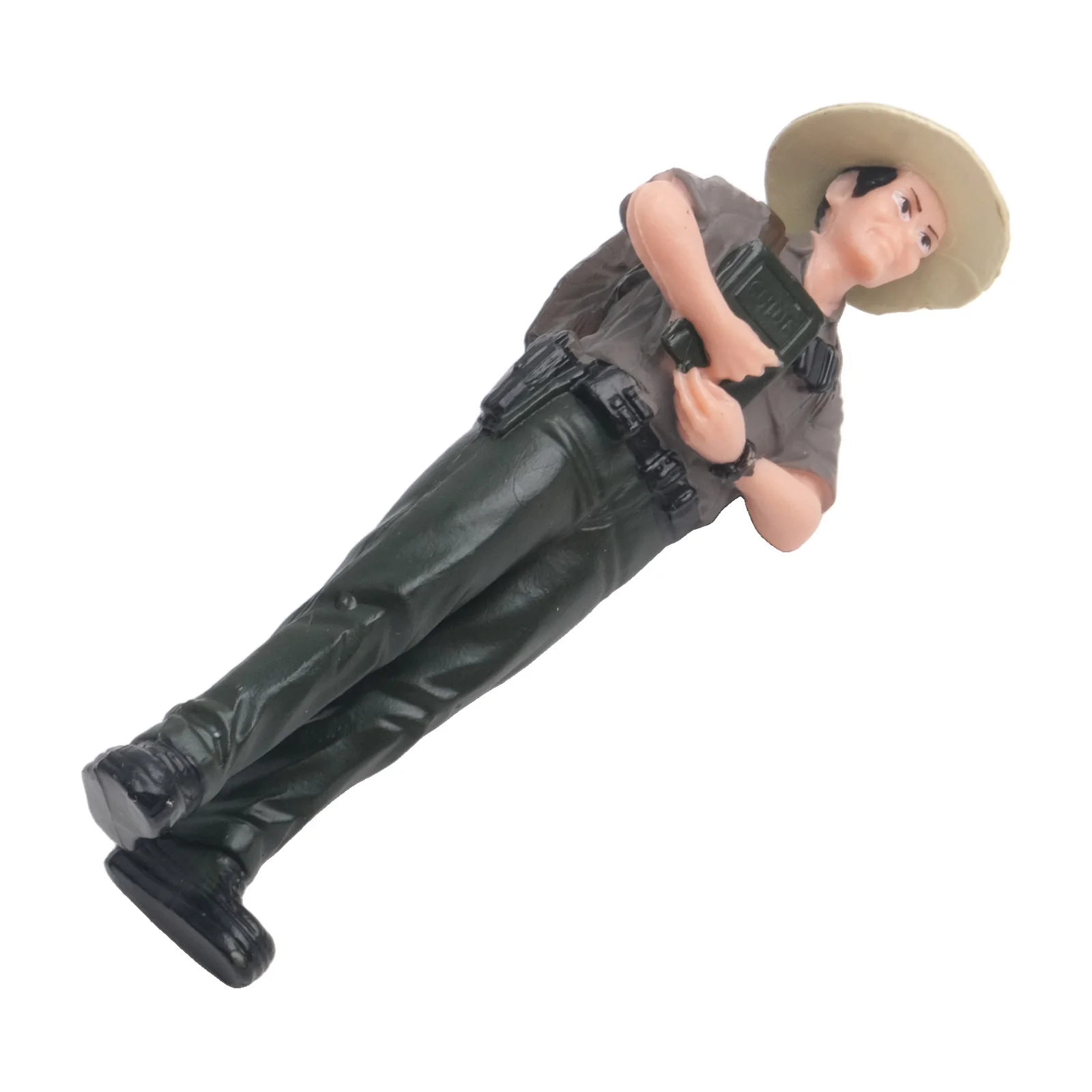 رسمت نموذج الناس مزارع أرقام تخطيط نموذج PVC الراعي محاكاة نماذج صغيرة الدائمة الناس قطار نموذج #2