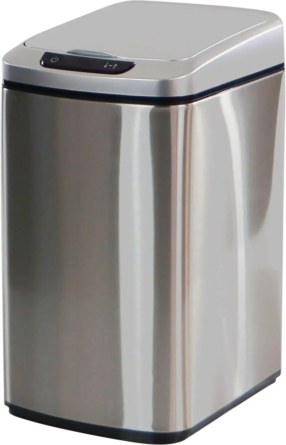 

Home Hands-Free Trash Can with Fingerprint-Resistant Finish, Soft-Close Motion Sensor Lid, and Removable Bin for Bathroom and