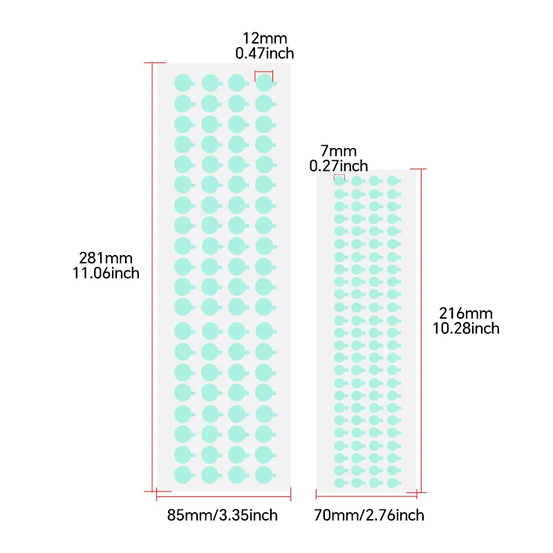 RELIFE Camera Lens Protective Sticker 7/12mm for IPhone Phones Camera Repair Infrared Dot Matrix Replacement Protect Tools Set